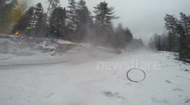 Spectacular Rally Crash