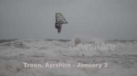 EDIT of recent UK storms and flooding