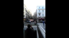 Aftermath of major 'gas' explosion in Athens, Greece