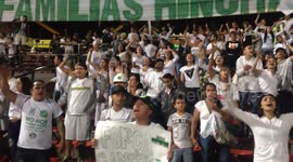 Football fans honour plane crash victims