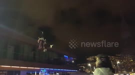 Santa Claus a little too heavy