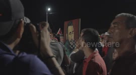 Square of the revolution homage to fidel castro