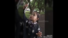 16 month old baby learn how to take selfie (part 2)