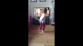 Two Toddlers Irish dancing