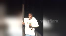 Newsflare Edit - Travis scott rages in Abu Dhabi