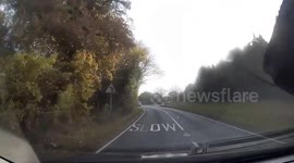 Dashcam Fiesta Crash - Deanery Hill, Braintree, Essex, UK 19/11/16