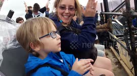 Non-verbal boy, 3, experiences music festival for the first time