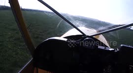 Dangerous aerodynamic flutter. Aircraft starts shaking.