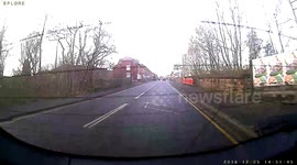 Rear ended by a woman not paying attention to the road