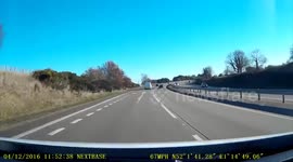 'Elderly' lady drives wrong way down motorway