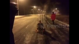 Freezing rain attacks northern China 2