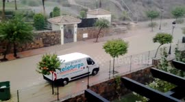 Massive flooding in Sabinillas (Costa del Sol)