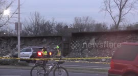 Freight train derails in New Britain, Connecticut