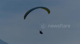 Paraglider in Flight