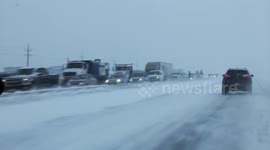 Winter storm brings traffic chaos to Southern Manitoba