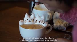 The 3D latte that is 'too adorable' to drink