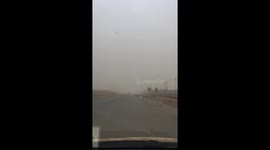Sandstorm in the Middle East