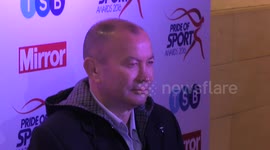 Eddie Jones  at the Pride Of Sport awards