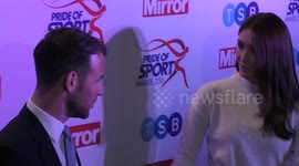 Mark Cavendish & Peta Todd at the Pride Of Sport Awards