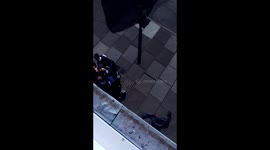 London policeman appears to punch suspect repeatedly on the ground
