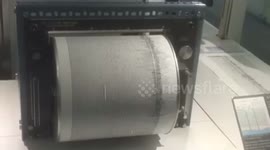 Seismograph Records California Earthquake