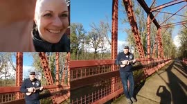 Woman unknowingly films own marriage proposal surprise