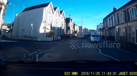Van driver vs lorry fail