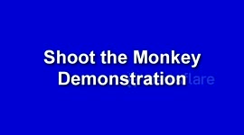 Shoot The Monkey Physics Demonstration