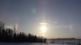Sun Dog, Sunset and Sun Pillar