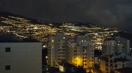 Christmas lights from mountain to the ocean