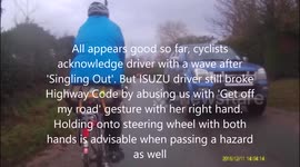 Highway Code Tutorial Episode 1 ISUZU RODEO AO04ZFF Driver gesticulating in High Hatton, Telford