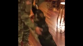 Soldier reunited with German Shepherd after five months