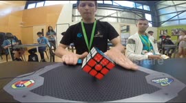 Feliks Zemdegs breaks Rubik's cube speed-solving world record