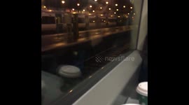 Sad-looking, motionless Southern Rail train