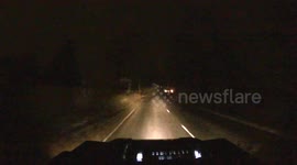Car pulls out in front of Land Rover, suicidal!?
