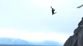 Double Backflip off Huge Tahoe Rope Swing