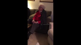 Showing my grandma The Empire Strikes Back's ending for the first time