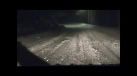 Risky Driving through a snow storm