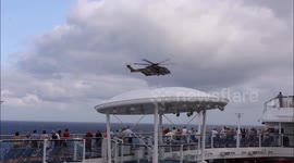 Holiday Horrors cruise ship helicopter medivac