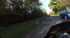 23/10/16 Bike Crash - Longer clip.