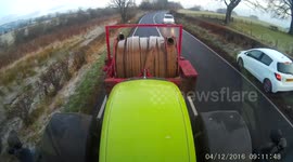 frosty Monday morning near miss