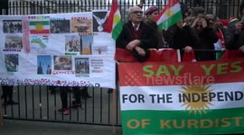 Kurds protest for a Free Kurdistan, London, UK