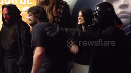 Request for marriage at the premiere of Rogue One Star Wars