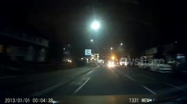 Rear-end collision at double roundabout in Leigh