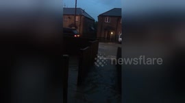 Newsflare Edit - Rescue of two Children and Grandma from Storm Desmond in Kendal
