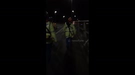 Raw footage of HM Coastguard Rescue team commencing search for missing person