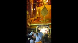 Ceremony Buddha dress in Thailand