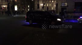 Royal family escorted to Buckingham Palace for Christmas lunch