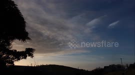 Rare Kelvin-Helmholtz cloud formation