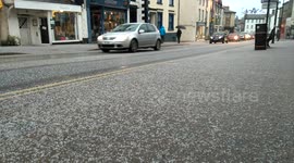 'Sudden and intense' hailstorm hits Kendal, Cumbria